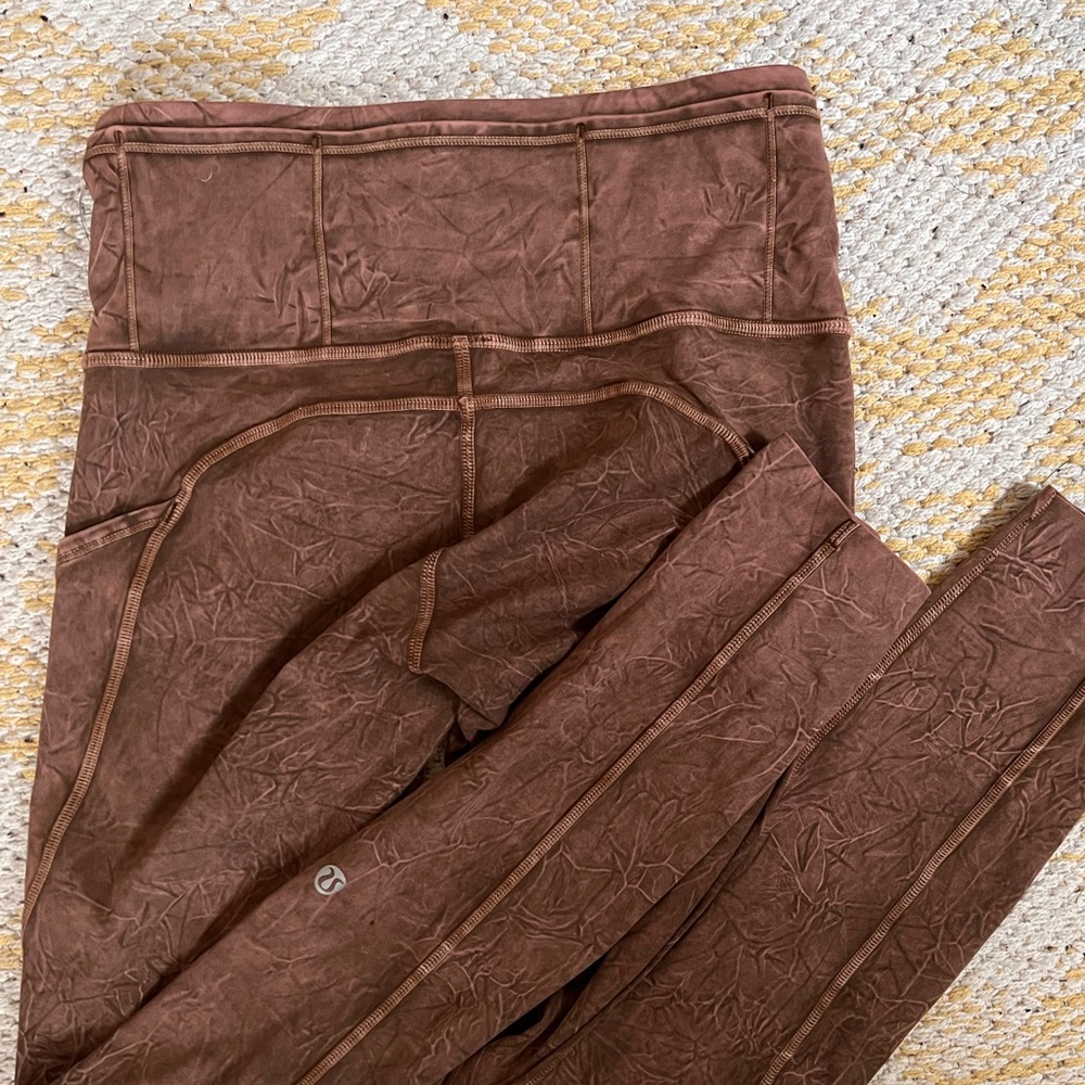 LULULEMON Fast and Free Ice Dye Leggings